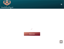 Tablet Screenshot of handandpawproject.com
